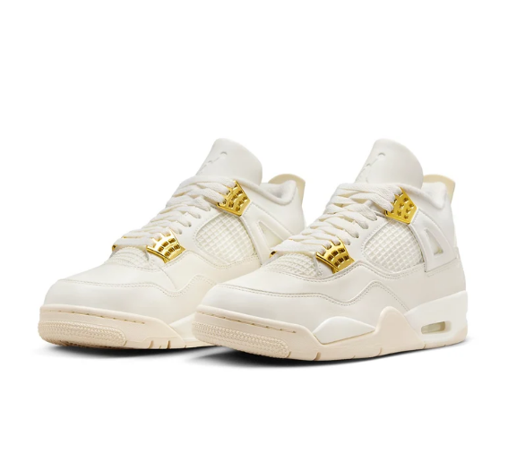 Women's Air Jordan 4 Retro 'Metallic Gold' (AQ9129-170)