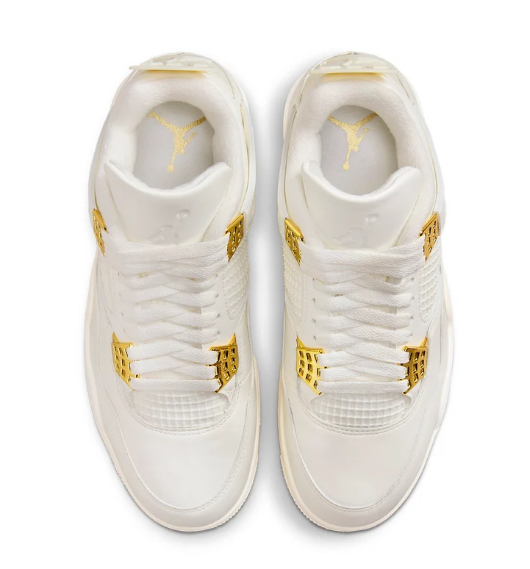 Women's Air Jordan 4 Retro 'Metallic Gold' (AQ9129-170)
