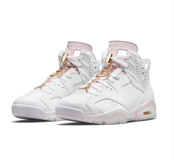 Women's Air Jordan 6 Retro 'Gold Hoops' (DH9696-100)