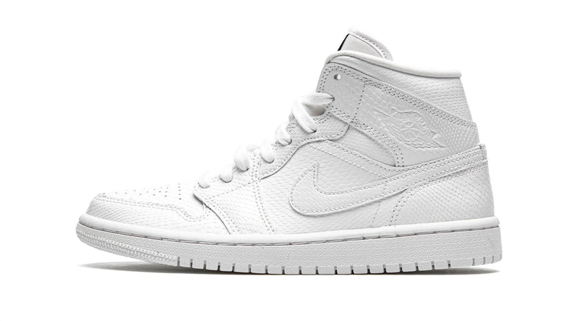 AIR JORDAN 1 MID WMNS White Snakeskin