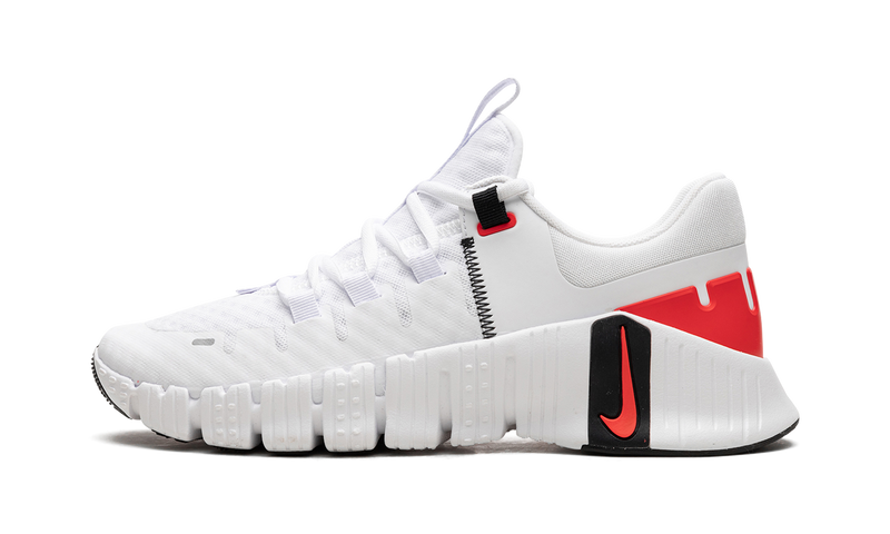 Free Metcon 5 White Bright Crimson