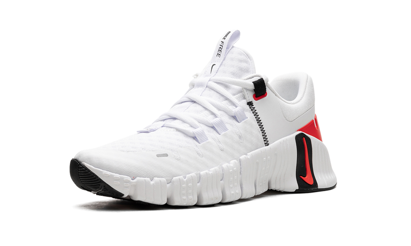 Free Metcon 5 White Bright Crimson